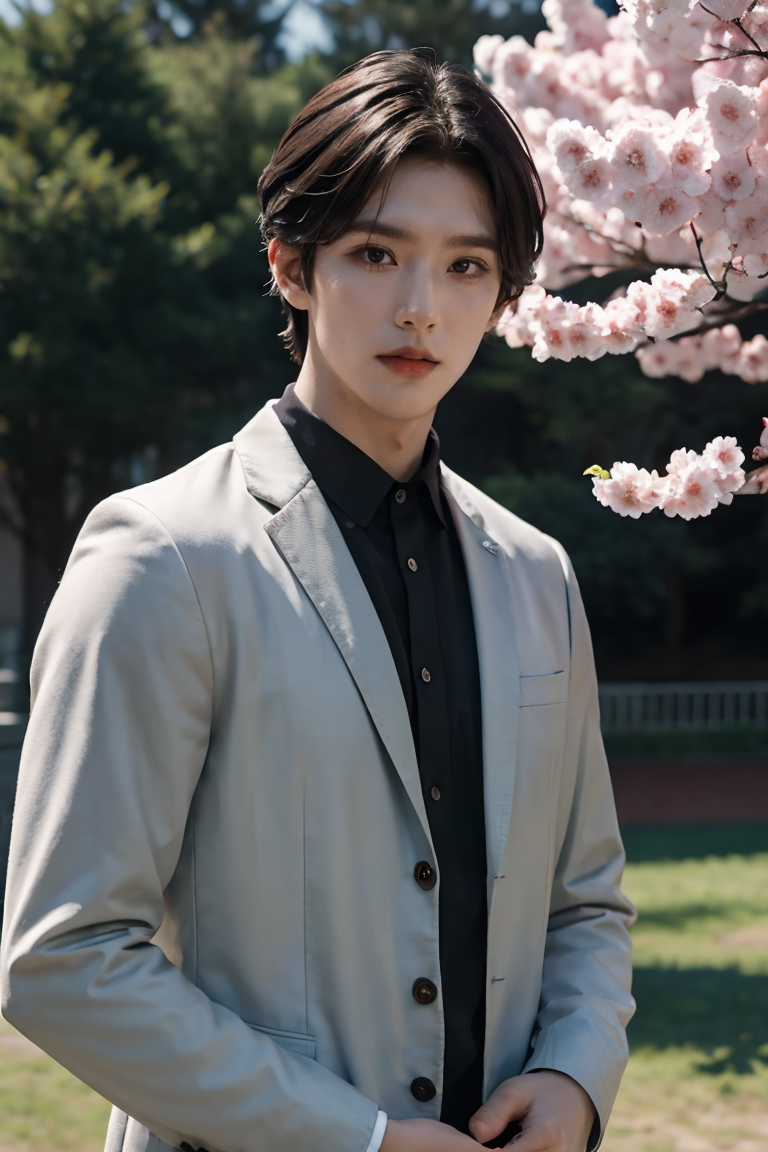 00177-1724862057-(1man_1.5)handsome boy,slime boy,upper body, looking at viewer,photorealistic, film grain, cinemagraph,school uniform, school，ch.png